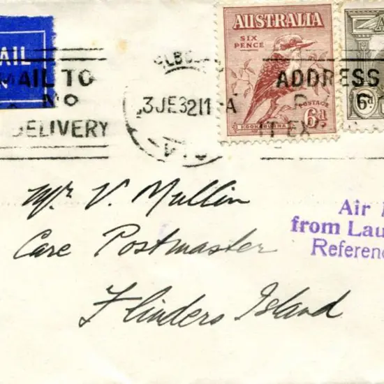 1932 (7th June) Launceston to Whitemark on ...