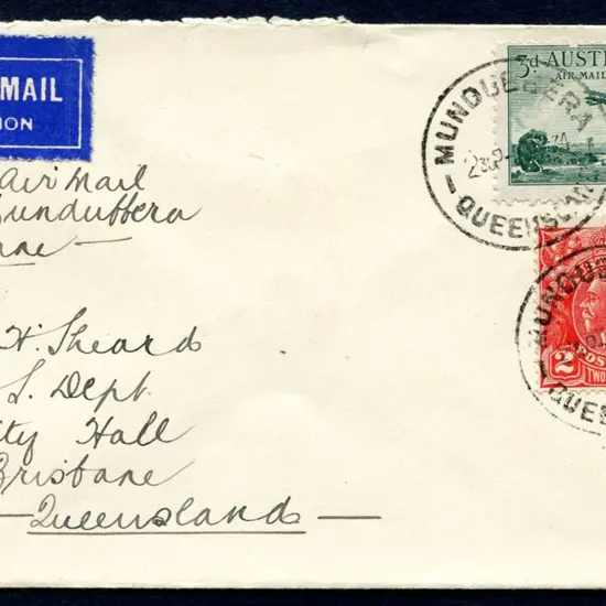 1934 (2nd June) Mundubbera to Brisbane by Ronald ...