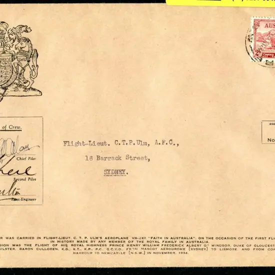 1934 (28th Nov) "Faith in Australia" special ...