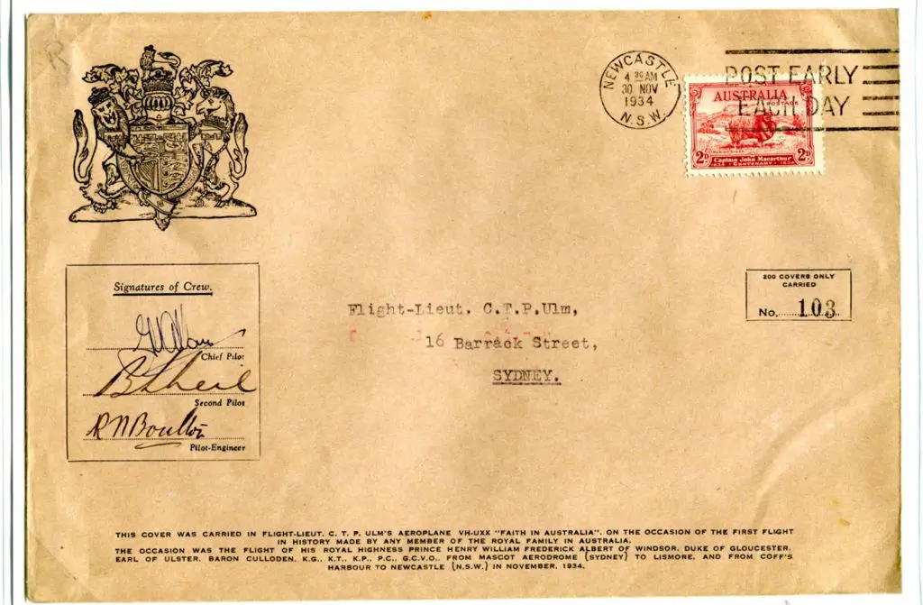 1934 (28th Nov) "Faith in Australia" special ... Image 1++