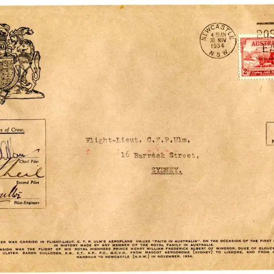 1934 (28th Nov) "Faith in Australia" special ...