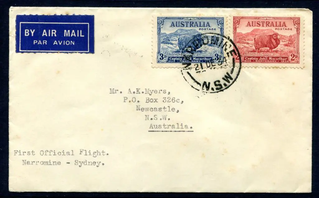 1934 (21st Dec) Narromine to Sydney by New England ... Image 1++