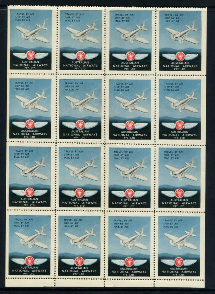 1936 Australian National Airways Pty Ltd "Travel ... Image 1++