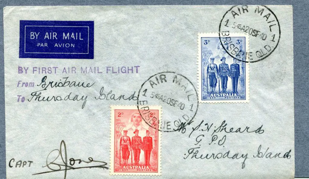 1940 (20th Sept) Brisbane to Thursday Island by ... Image 1++
