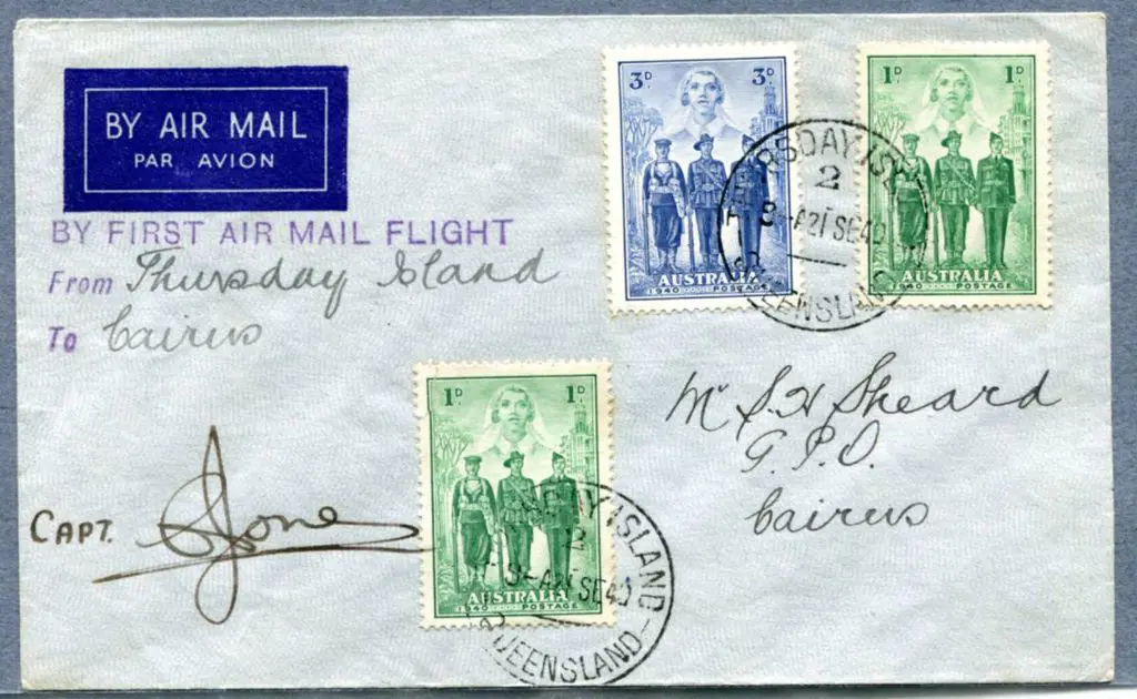 1940 (20th Sept) Thursday Island to Cairns by ... Image 1++