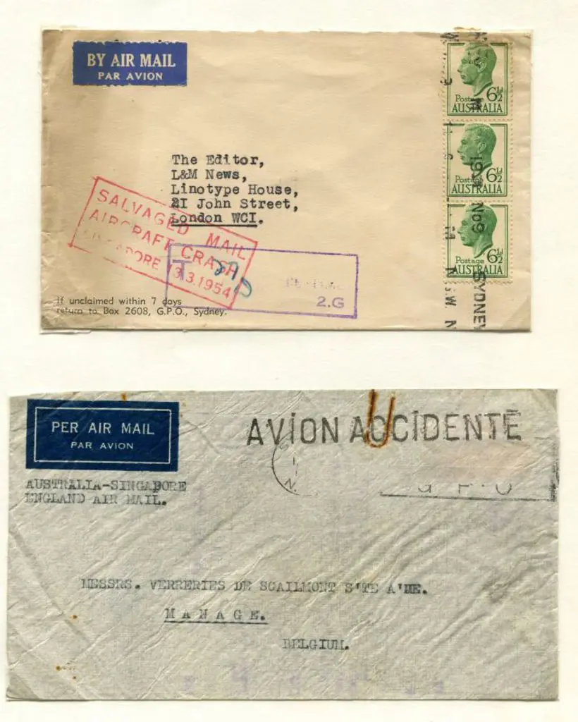 1954 (13th March) ditto but 2 covers. One with the ... Image 1++