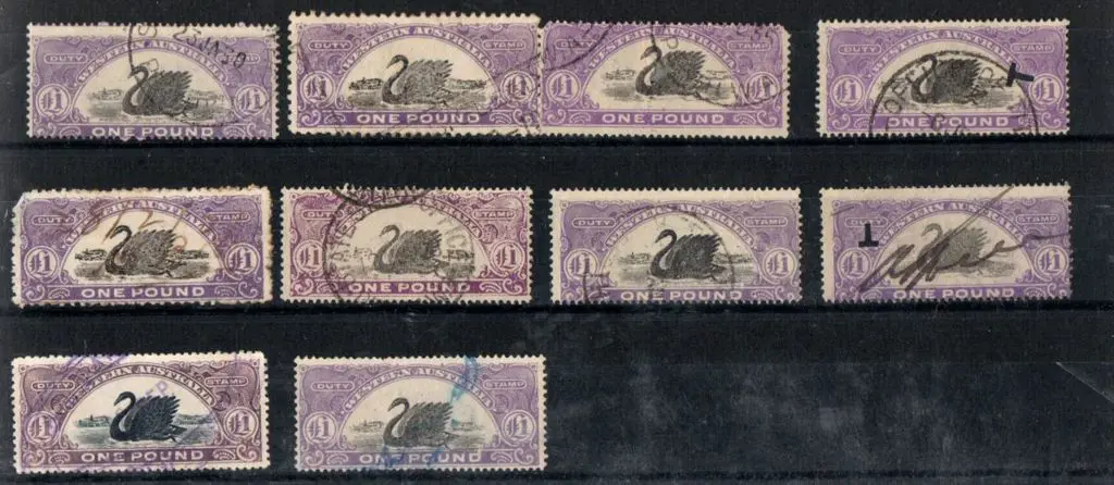 Revenues 1d to £1 long swans range with 245 ... Image 1++