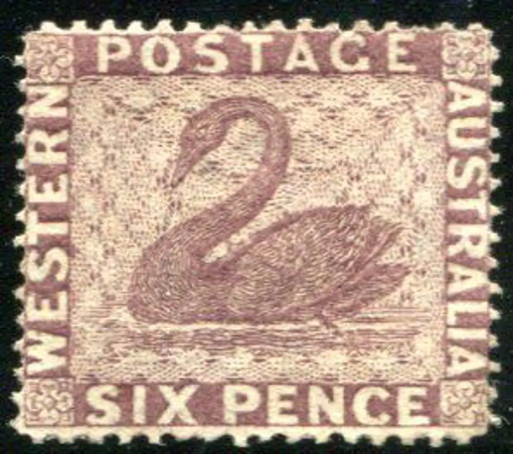 1861 6d purple-brown. Mint with approx. 20% o.g. ... Image 1++