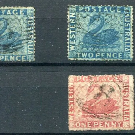 1861 2d blue used (SG 34), 2d blue very good used ...
