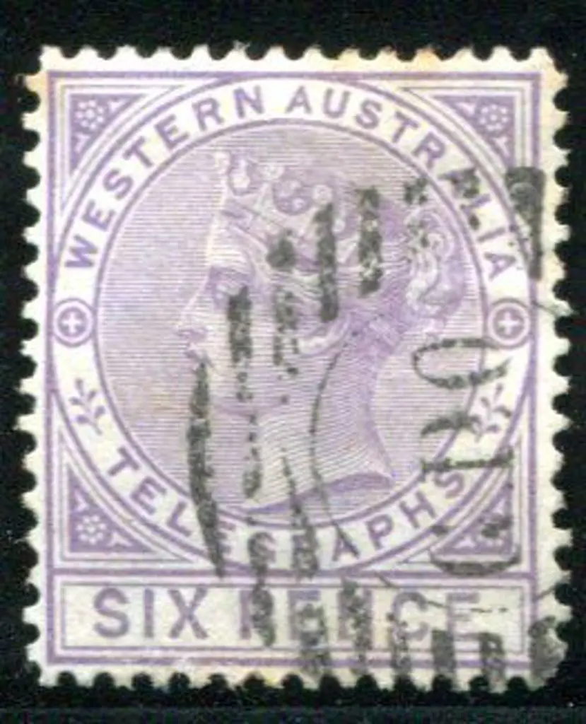 1879 6d lilac Telegraph stamp postally used. Fine ... Image 1++