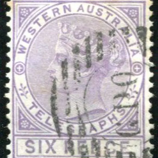 1879 6d lilac Telegraph stamp postally used. Fine ...