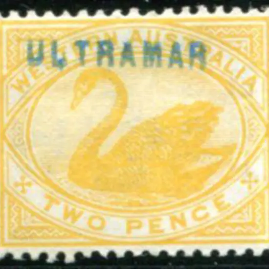 1898/07 2d yellow swan, Crown A wmk with ...