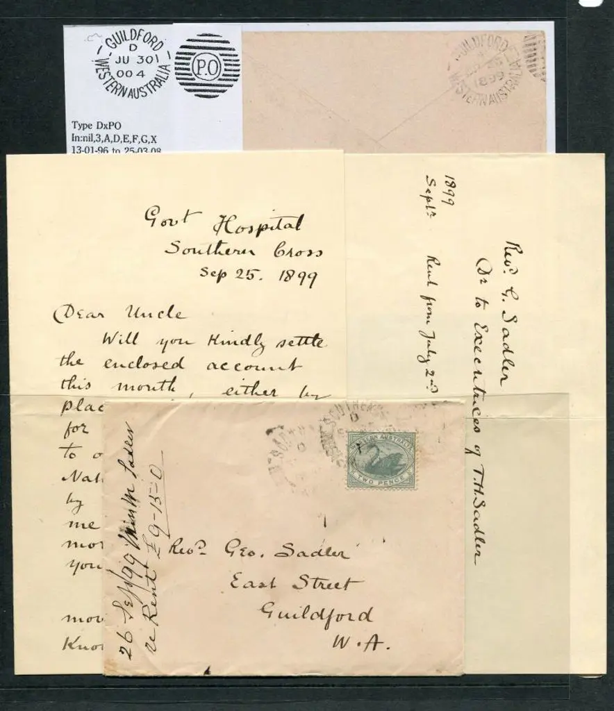 1899 (25th Sept) Southern Cross Duplex DxPO index ... Image 1++