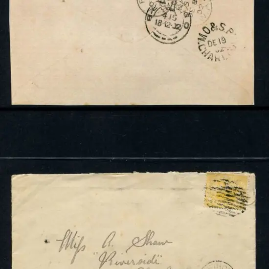 1902 (6th Dec) Ravensthorpe to Victoria cover with ...