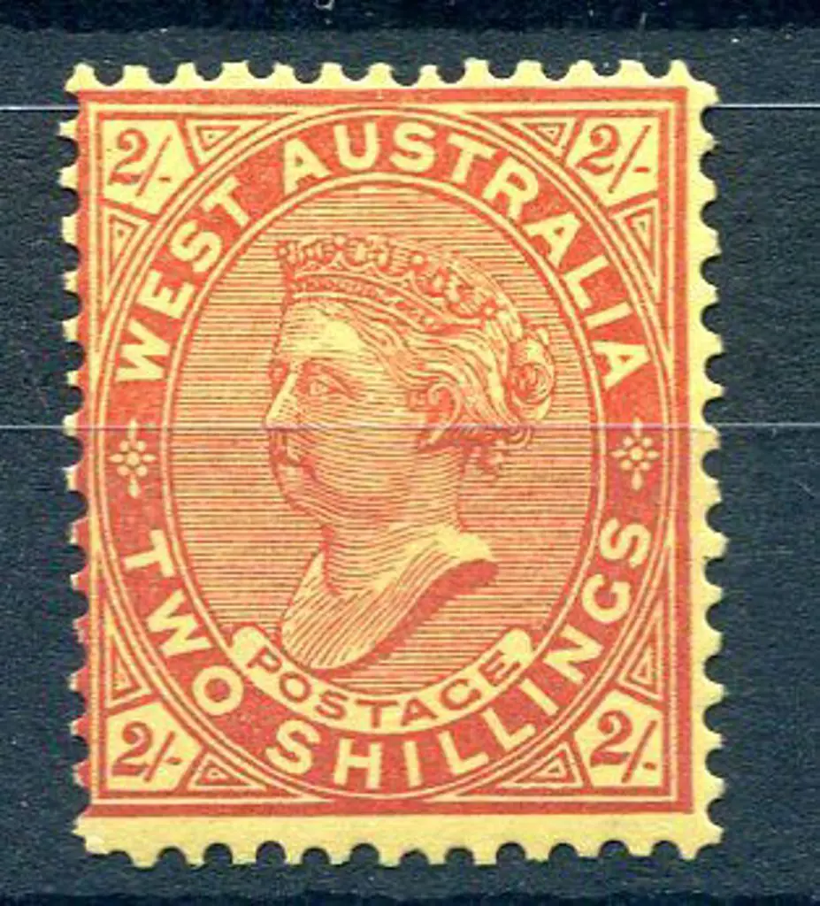 1902/12 2/- orange/yellow QV with upright wmk. ... Image 1++
