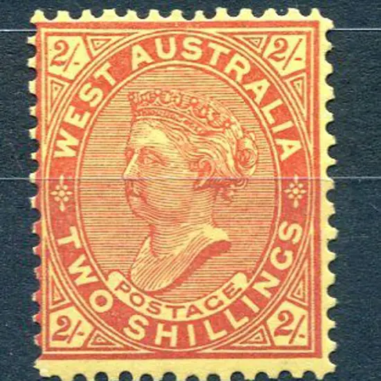 1902/12 2/- orange/yellow QV with upright wmk. ...