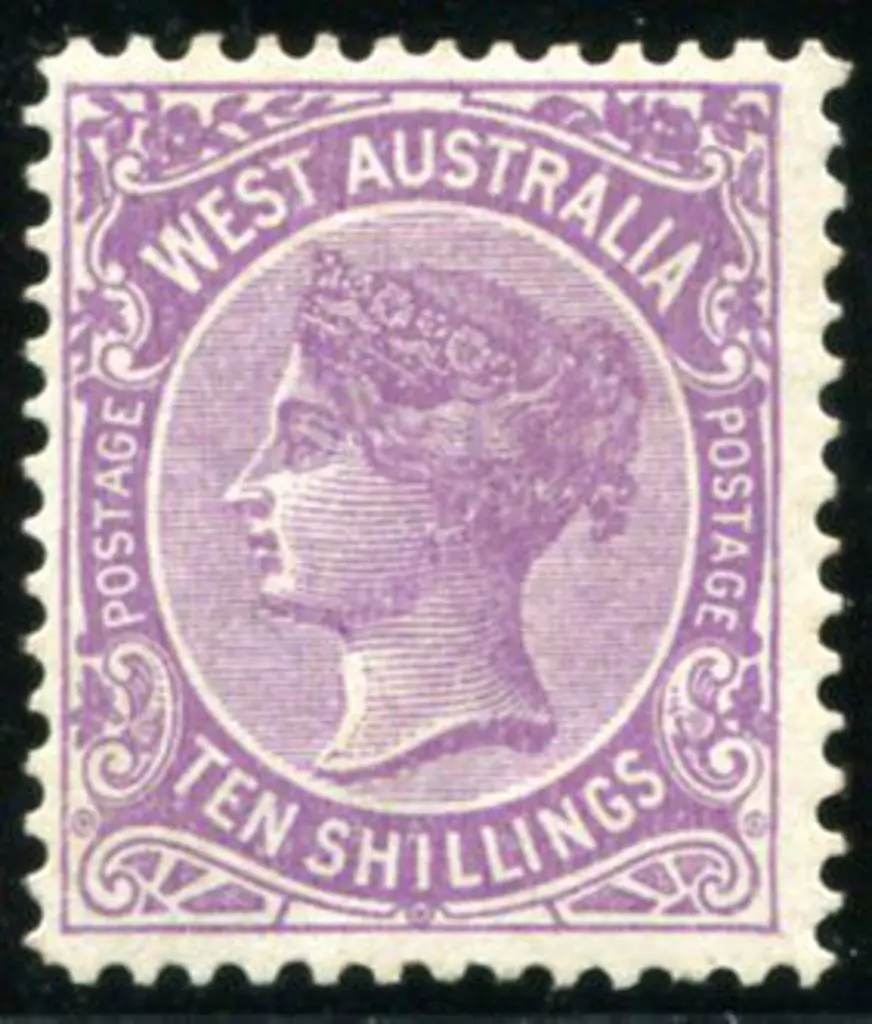 1902/12 10/- deep mauve QV. MLH with good ... Image 1++