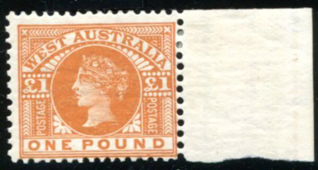 1902/12 £1 orange-brown QV, V/Crown wmk, Perf. 12½ ... Image 1++