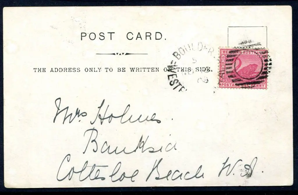 1903 (16th Nov) Postcard (Victoria GPO & Crown Law ... Image 1++