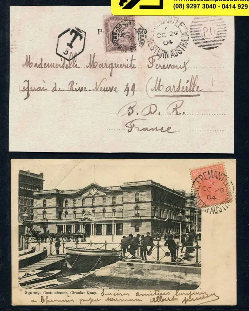 1904 (20th Oct) "Sydney, Customhouse, Circular ... Image 1++