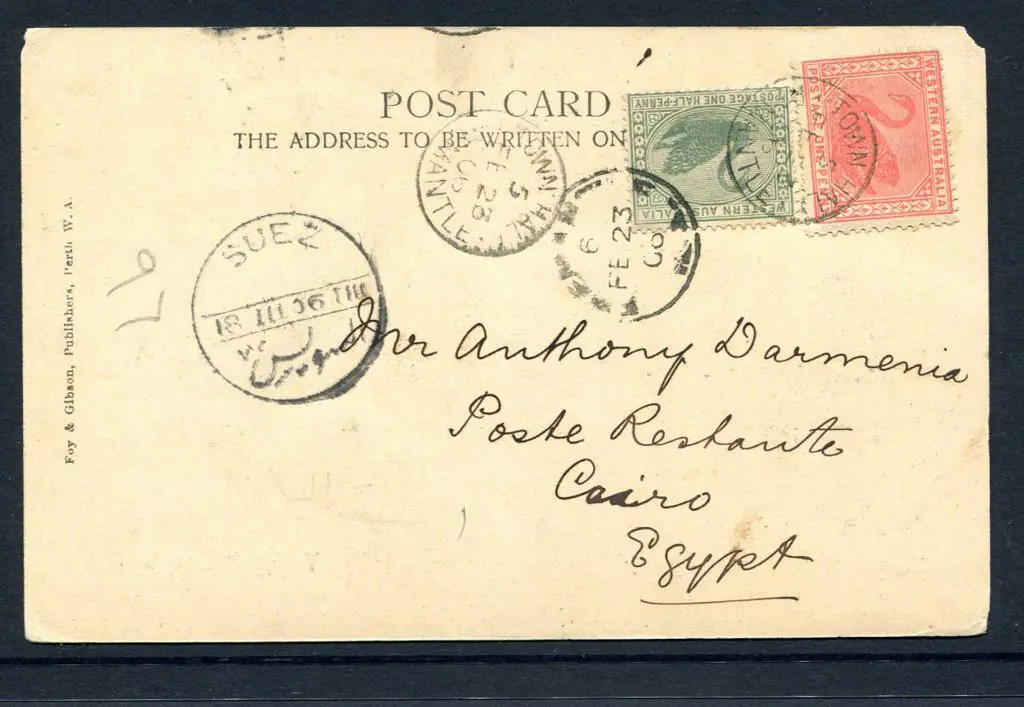 1906 (23rd Feb) "Shawls, Yallingup Cave WA" (Foy & ... Image 1++