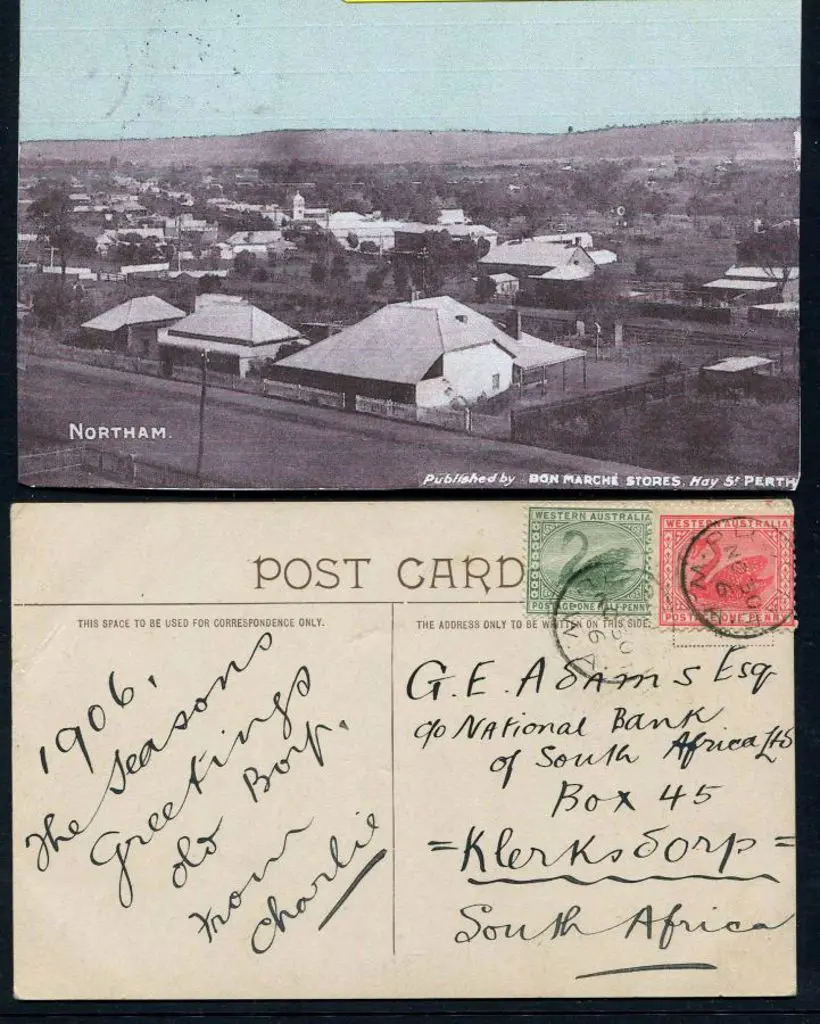 1906 (30th Nov) "Northam" (Bon Marche Stores) ... Image 1++