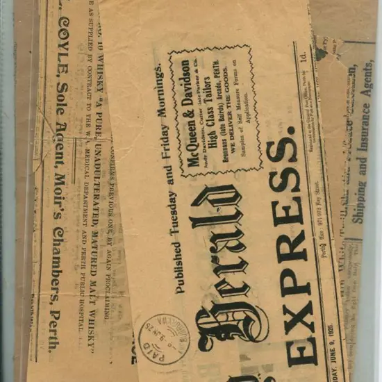 1908-1925 range of mastheads from country ...