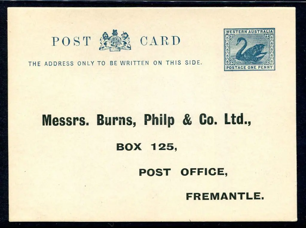1909 "Messrs Burns, Philp & Co Lt Box 125 Post ... Image 1++