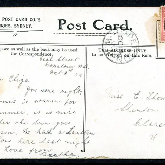 1909 (14th Oct) Australian cattle scene (Regal ...