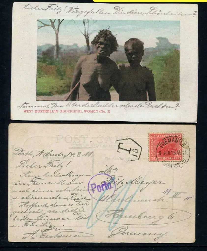 1911 (15th Aug) "West Australia Aboriginal Women ... Image 1++