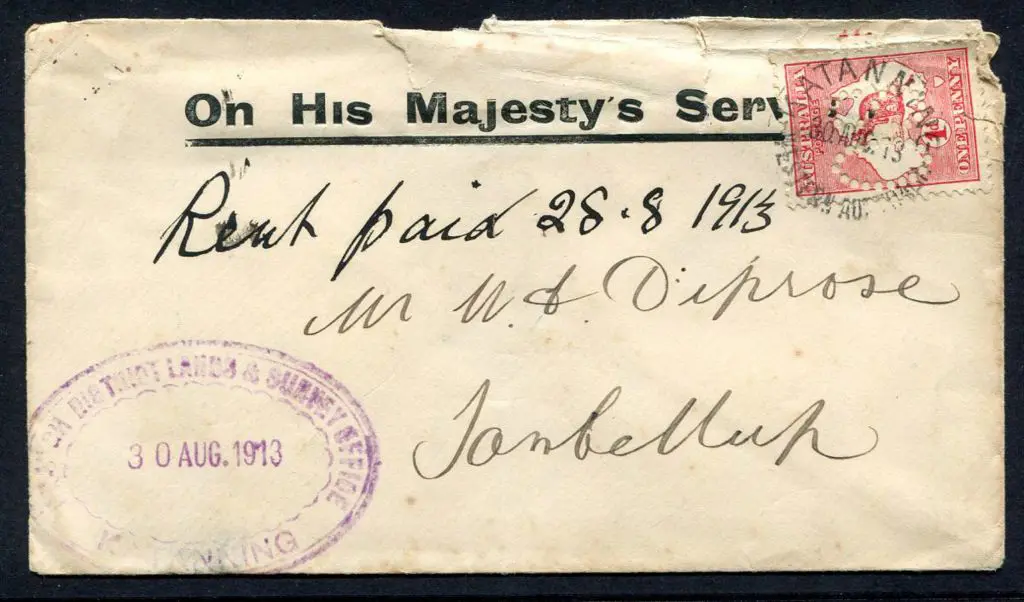 1913 (30th Aug) Katanning Branch District Lands & ... Image 1++