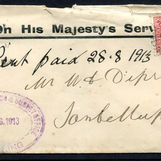 1913 (30th Aug) Katanning Branch District Lands & ...