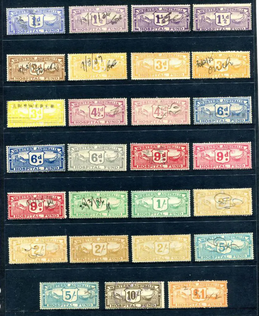 1930 Hospital Fund Revenues. Complete set to £1 ... Image 1++