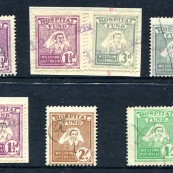 1940/42 Hospital Fund Revenues range incl 1½d x 5 ...
