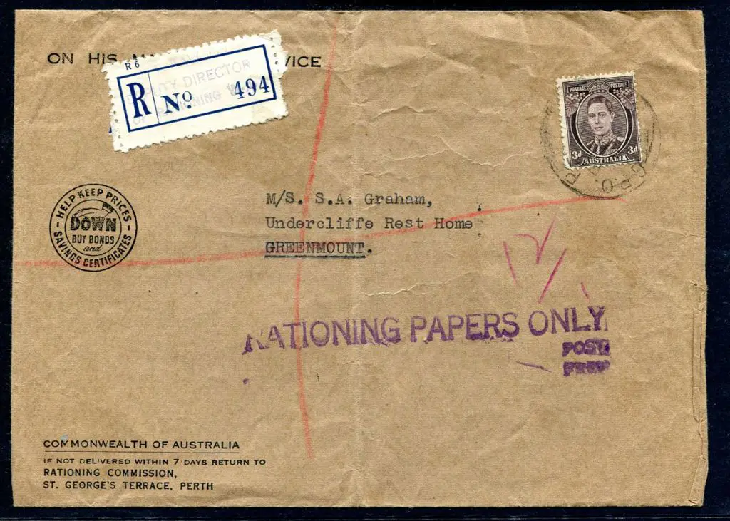 1948 (25th Feb) OHMS Rationing Commission printed ... Image 1++