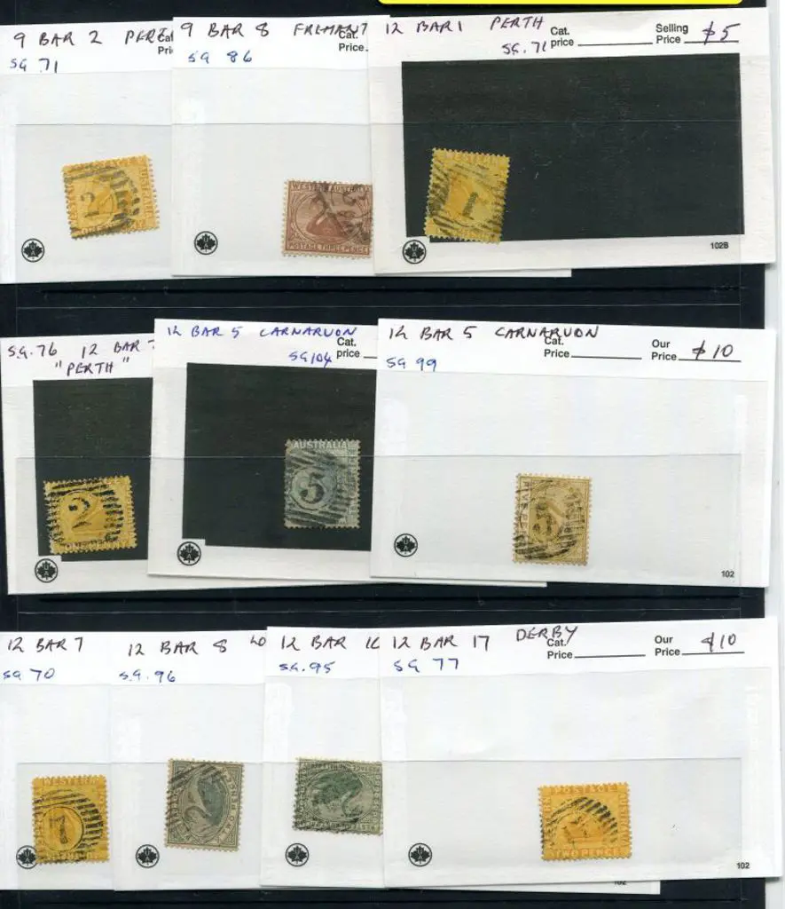 Barred Numeral range incl nine bars 2 & 8 & 12 ... Image 1++