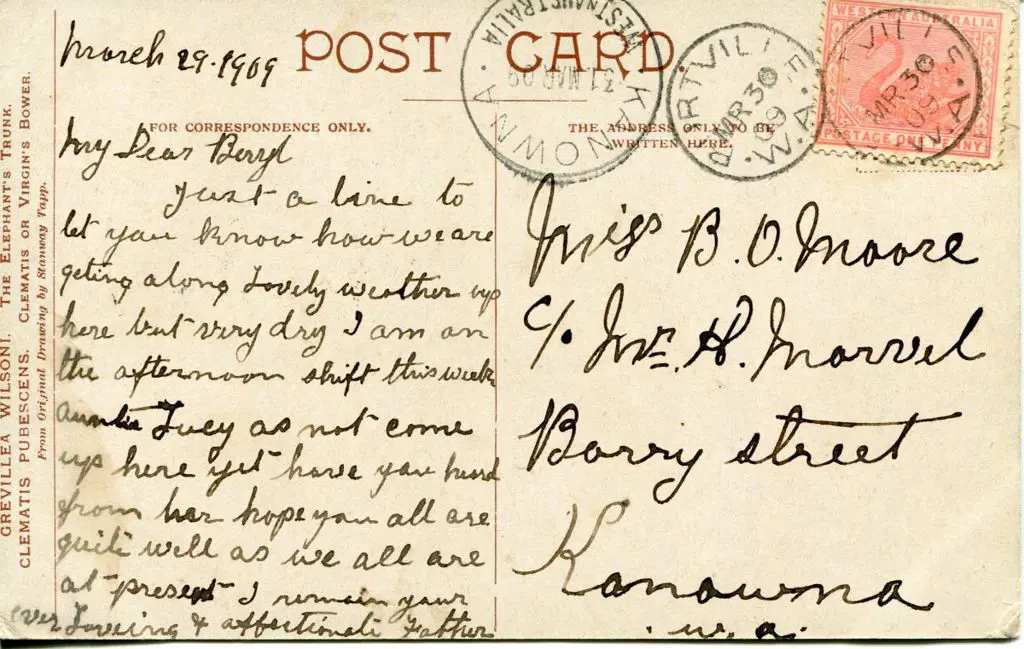 Burtville 3b (1-2) on W.A. Stanway Tapp postcard ... Image 1++