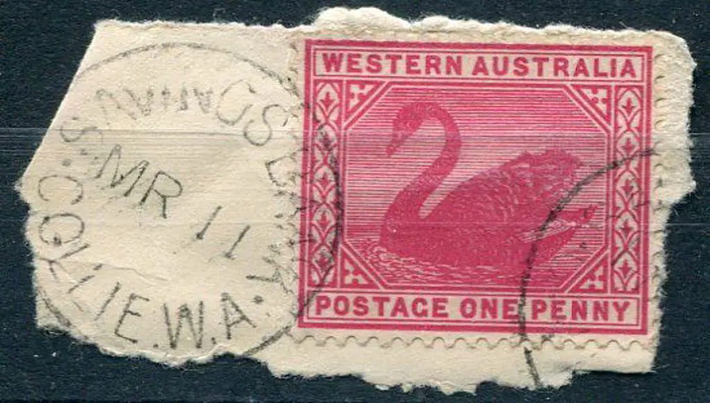 Collie Fields 3b-a index 7 ob 2d yellow swan dated ... Image 1++