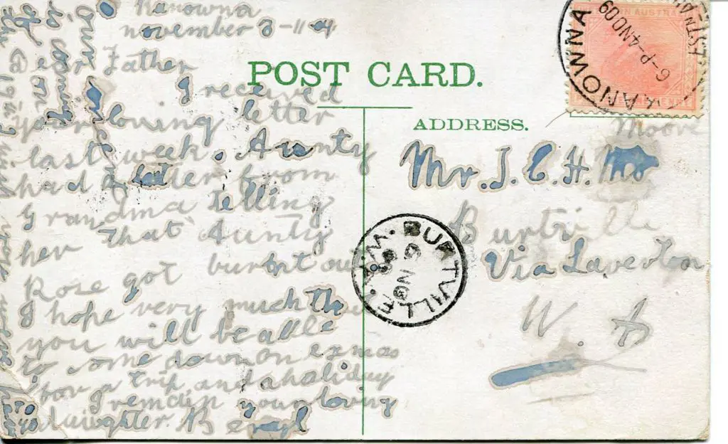 Kanowna D 29T (2-3) on WA colour postcard showing ... Image 1++