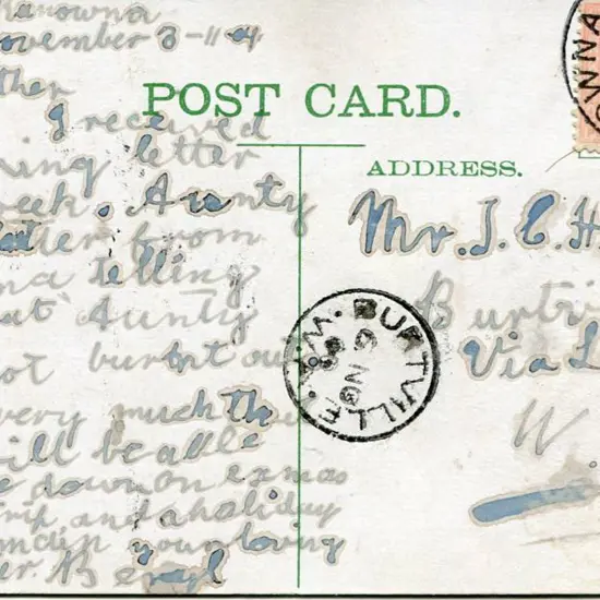 Kanowna D 29T (2-3) on WA colour postcard showing ...