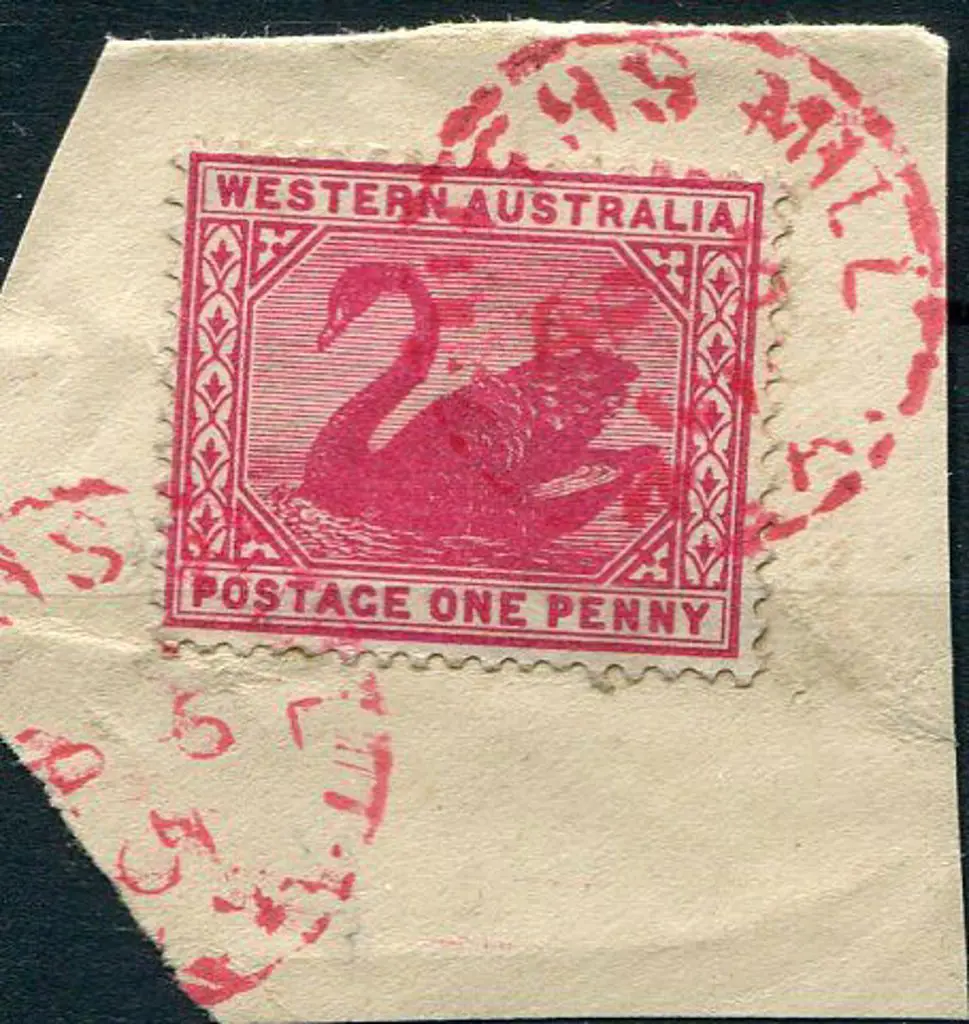 Smiths Mill 3b in red ink with one full strike ... Image 1++