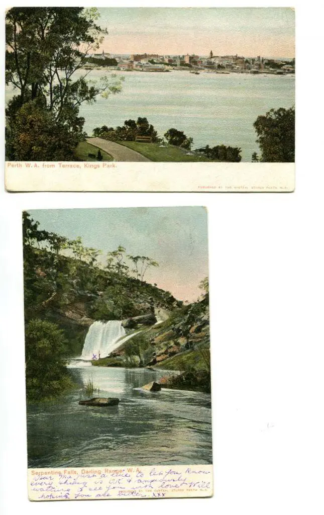 Austral stores "Perth W.A. from Terrace, Kings ... Image 1++