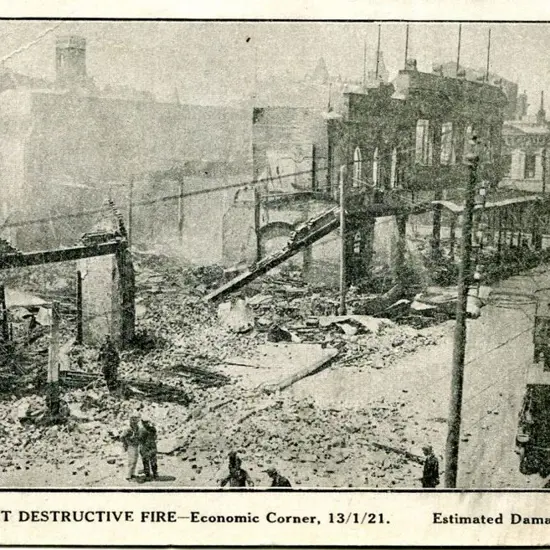Dix &amp; Co. "Perth's Most Destructive Fire ...