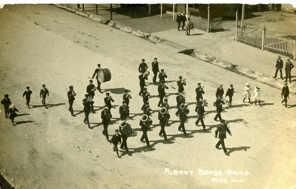 "Albany Brass Band" b&amp;w photographic ... Image 1++