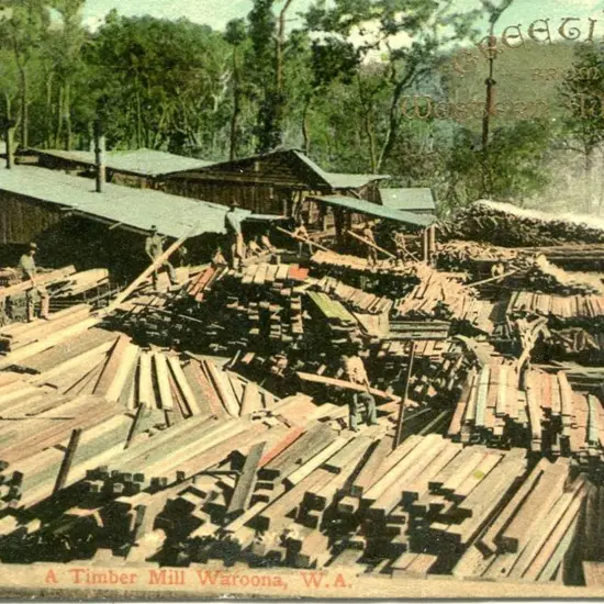 Falk &amp; Co. "A Timber Mill Waroona, ...