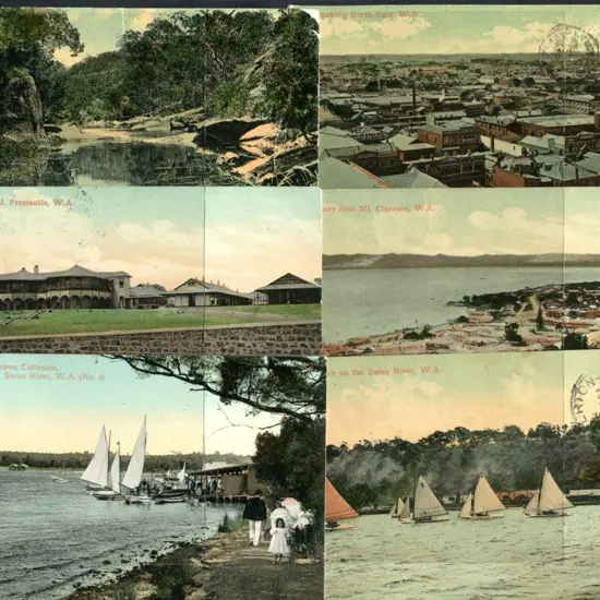"Albany from Mt. Clarence, W.A." with ...