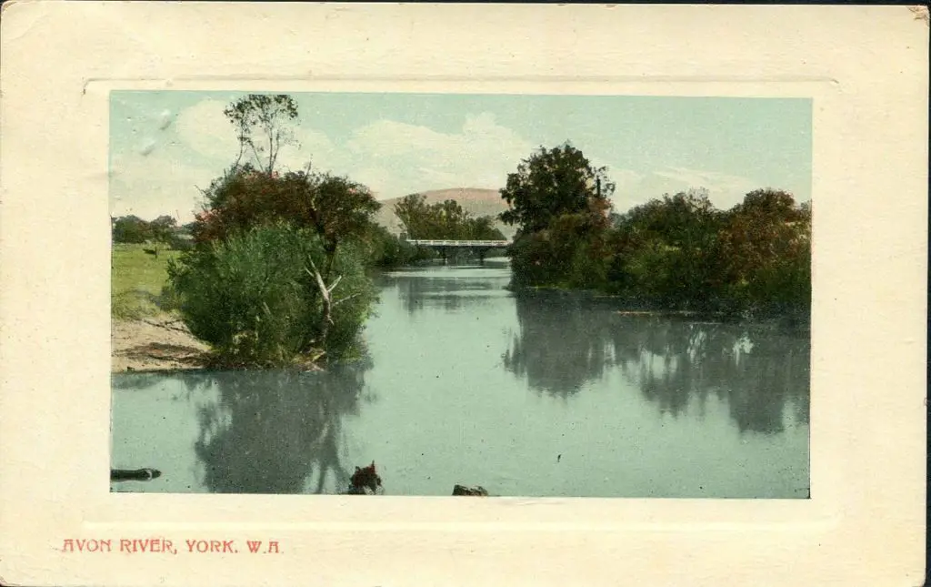 "Avon River, York, WA" colour card ... Image 1++