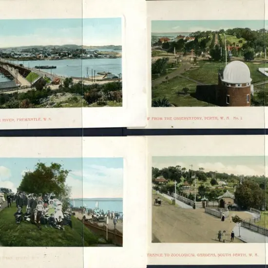"Bridges over Swan River, Fremantle, ...