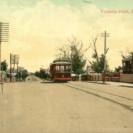 "Victoria Road, Fremantle, W. A." Colour ...