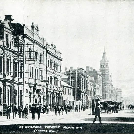 "St Georges Terrace, Perth W.A. (Looking ...